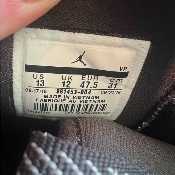 Men's Jordan Eclipse Chukka Sequoia Woven High-Top Sneakers, black size 13, GUC - Picture 2 of 9